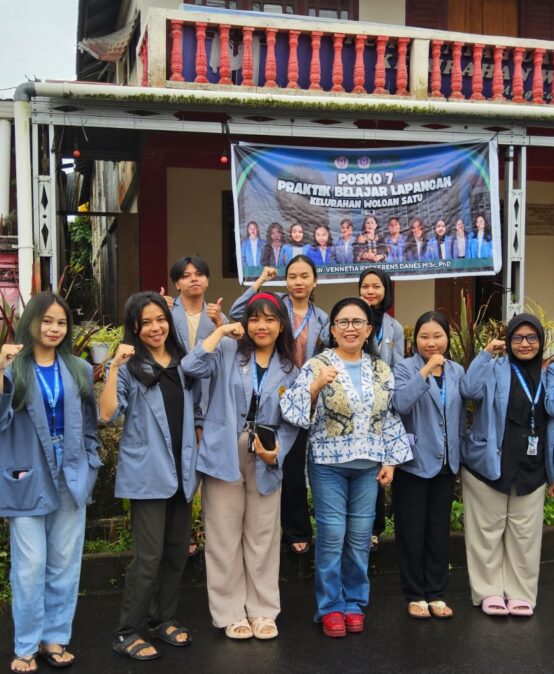 Dekan dan Dosen FKM UNSRAT Lakukan Supervisi PBL Mahasiswa di Kota Tomohon