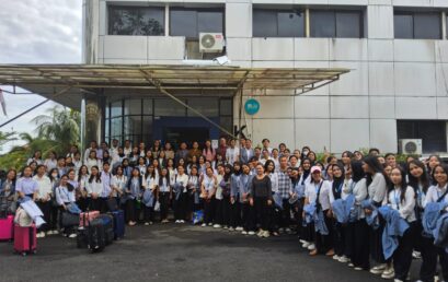 FKM UNSRAT Lepas Mahasiswa PBL 3 ke Lokasi di Kota Tomohon
