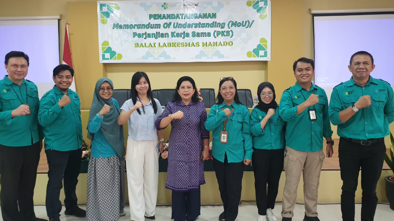 Penanda Tanganan PKS antara Balai Lab Kesmas Manado dan FKM UNSRAT